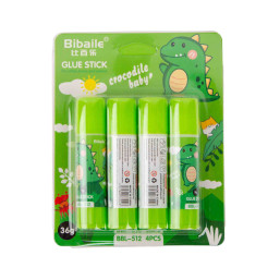 Glue Stick 9 g- 4 Pcs-Crocodile Baby